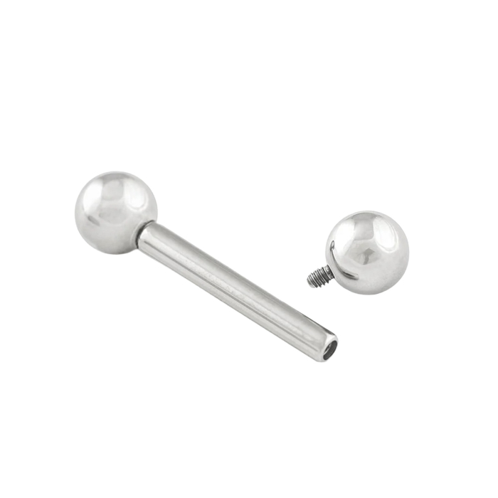 Tilum Internal Titanium Straight Barbell