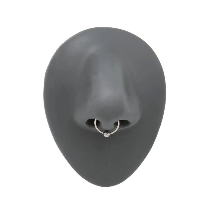 Tilum Annealed Titanium Fixed Bead Ring