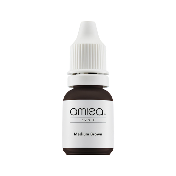 Amiea Deep PMU Pigment - Medium Brown 10ml (EU REACH Version)