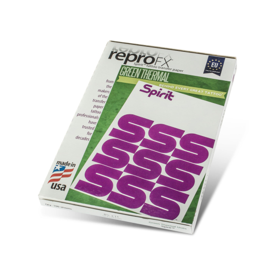 Pack of 20 Original ReproFX Green Thermal Copier Hectograph Paper (8.5" x 11")
