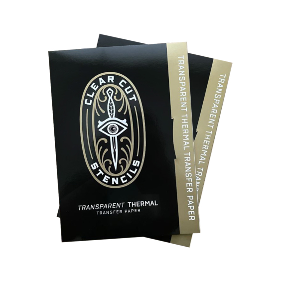 Box of 25 Clear Cut Stencils - Transparent A4 Thermal Paper (8.5 x 11")