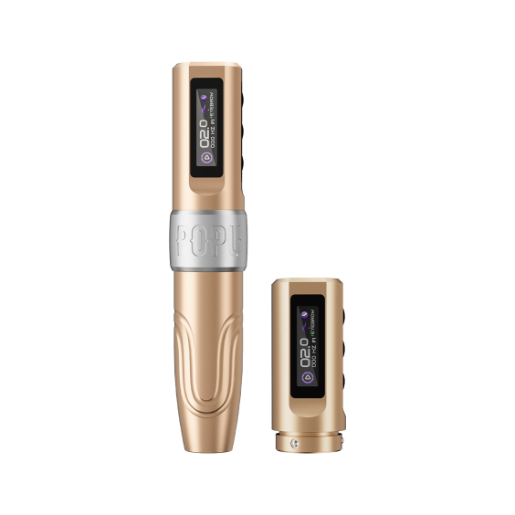 REFURBISHED - EZ Popu Mini Diva Wireless PMU Machine with Additonal Battery - Champagne