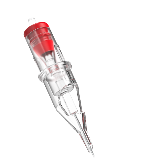 Box of 20 Ghost Nano Needle Cartridges - Round Shader Long Taper
