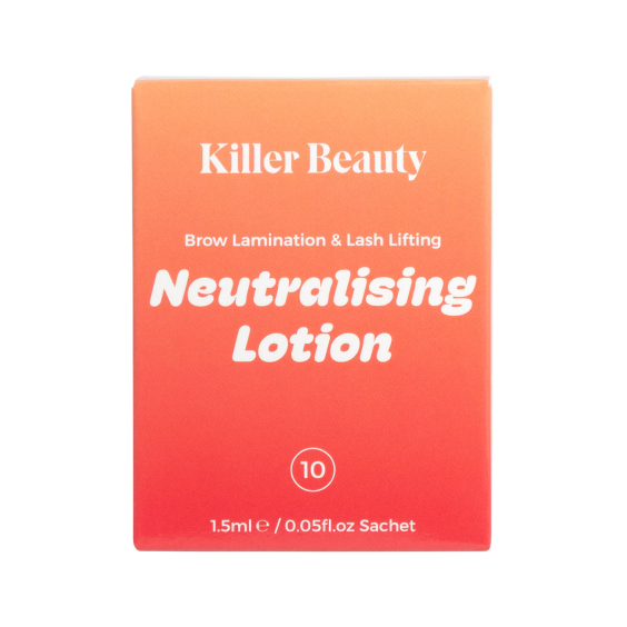 Killer Beauty Brow Lamination and Lash Lifting - Step 2 Neutralising Lotion