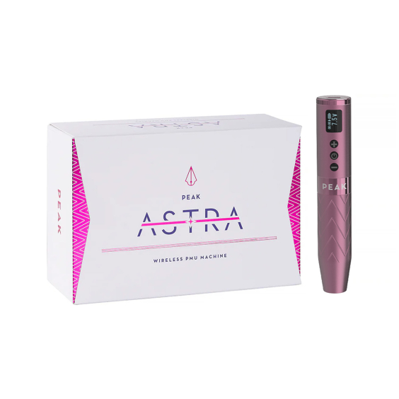 Peak Astra - Wireless Pen PMU Machine with Adjustable Stroke - Pink