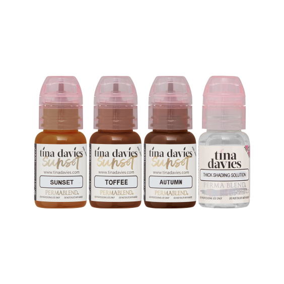 Perma Blend - Tina Davies Sunset Set - Complete Set of 4 x 15ml