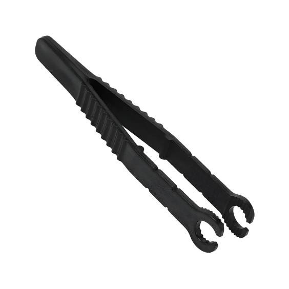 Saferly Medical Sterilized Round Tweezers - Case of 25