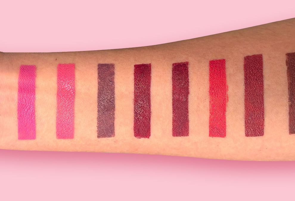 ever after pigments swatches