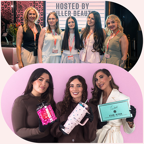Killer Beauty team at a PMU industry event