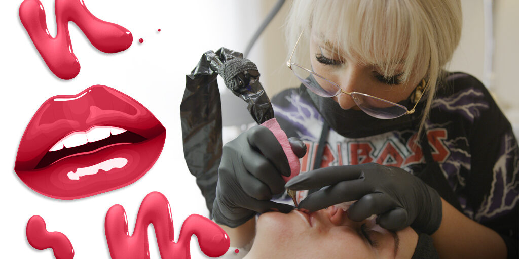 What is lip blushing?